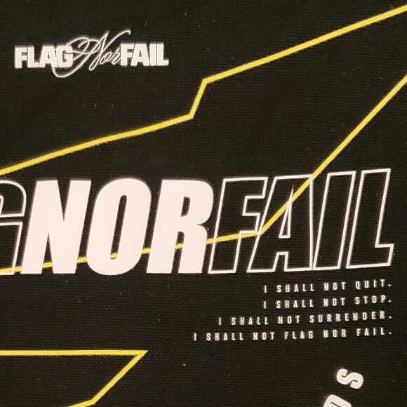 Flag Nor Fail Canvas Drawstring Bag - Picture 3 of 4